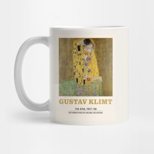 Gustav Klimt The Kiss Painting Exhibition Mug